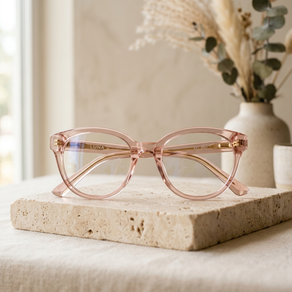Blush Silhouette Eyeglasses